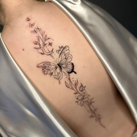 Fine line tattoo in Perth featuring detailed and minimalist designs created by professional tattoo artists.