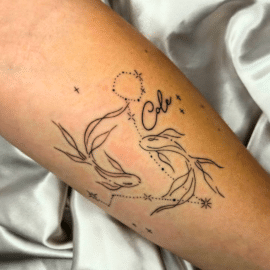 Fine line tattoos Inglewood featuring elegant and detailed designs created by professional tattoo artists.