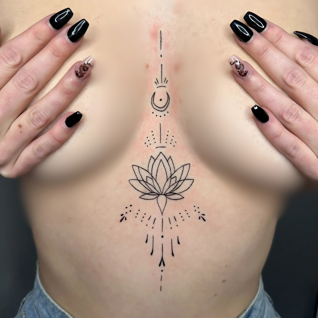 Fine line tattoos Mount Lawley featuring elegant and detailed designs created by professional tattoo artists.